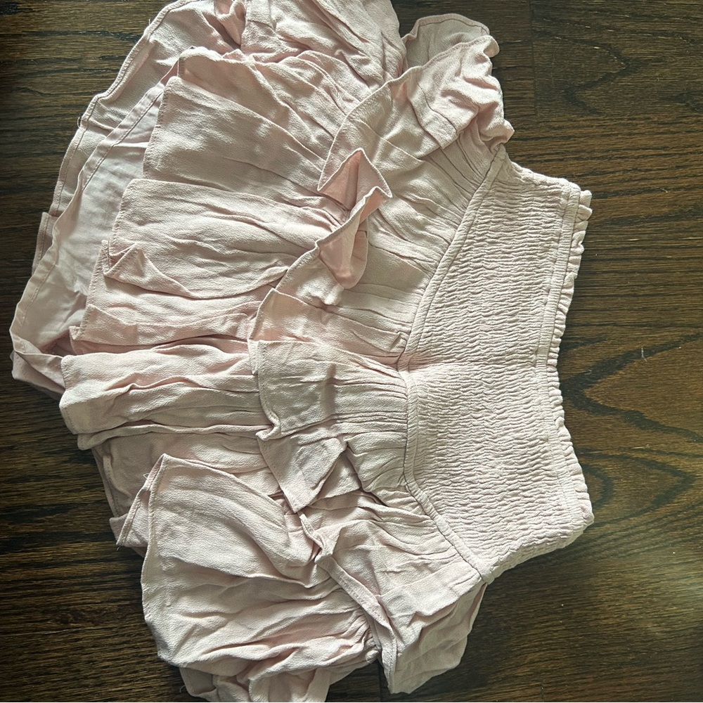 Rock N Rags Pink Ruffled Skirt
